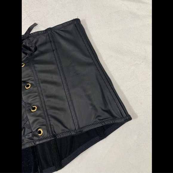 NEW‎ Contradiction by Pour Moi Waist Cincher Corset Tie Up Black [SZ 14 UK ] - Picture 5 of 8